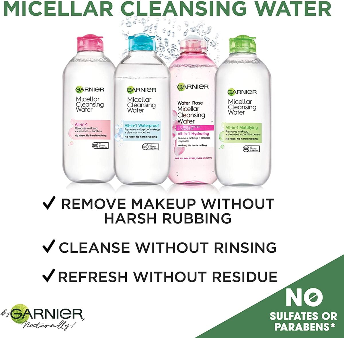 Garnier Cleansing Water 400ml Skin Active Micellar