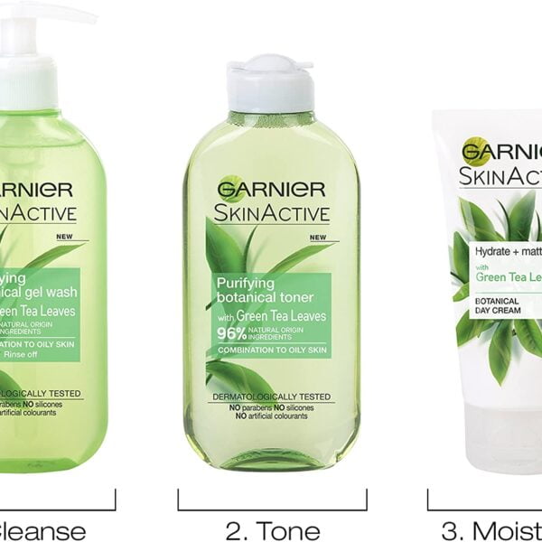 Garnier Toner 200ml Natural Green Tea Combination Skin