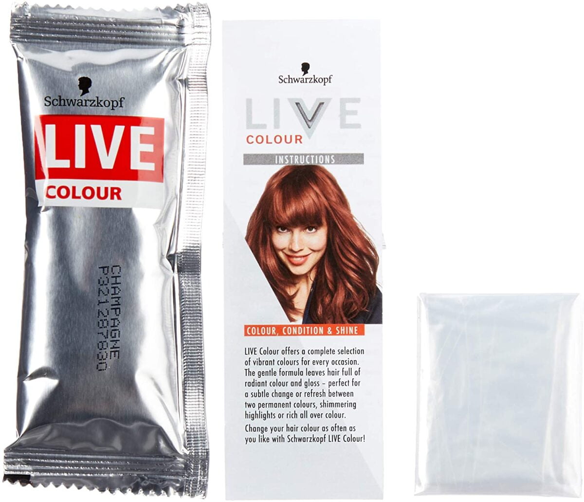 Schwarzkopf Hair Color Live Color Champagne Semi Permanent