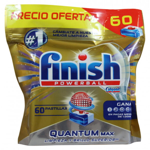 Finish Dishwasher 60 Tabs Powerball Quantum Max