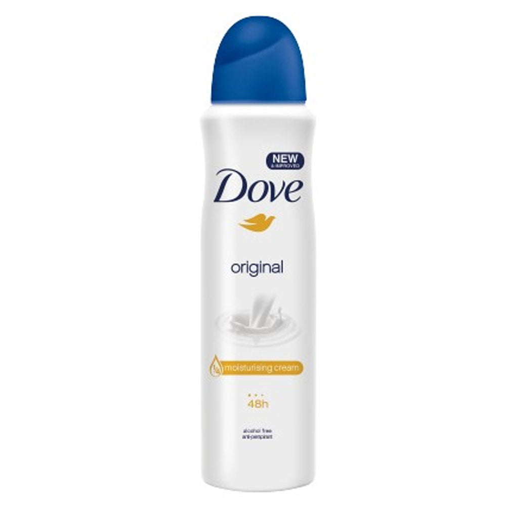 Dove Deodorant Spray 150ml Original | Head2Toes Beauty Store UAE