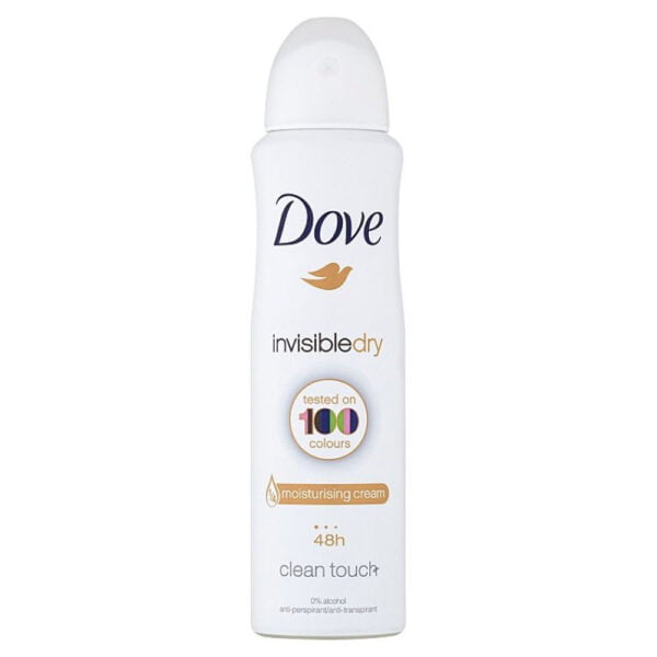 Dove Deodorant Spray 150ml Invisible Dry