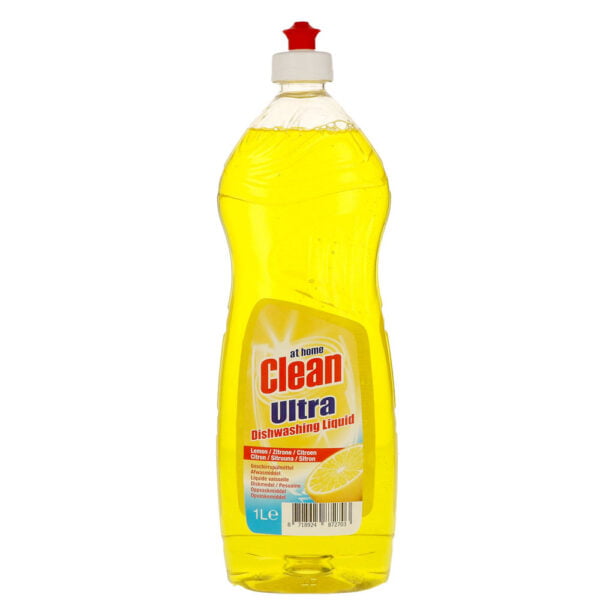 At Home Dishwashing Liquid Clean 1000ml Ultra Lemon