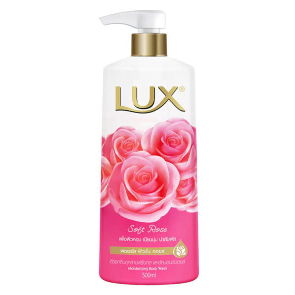 Lux Body Wash 500ml Soft Rose Pump