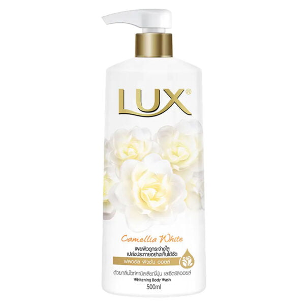 Lux Body Wash 500ml Camellia White Pump