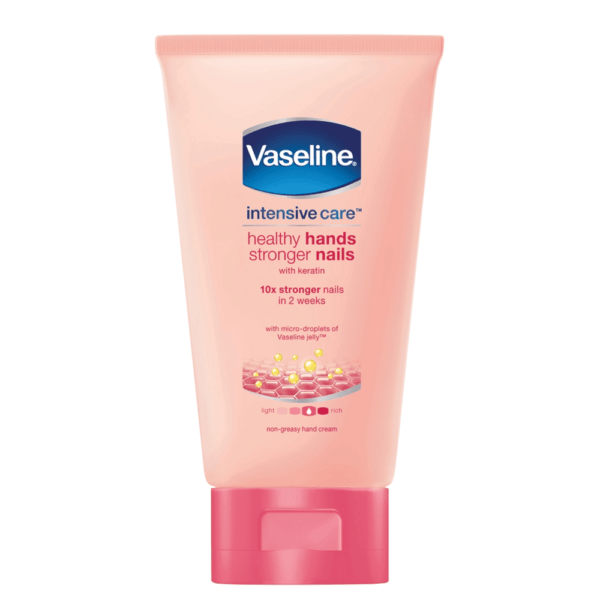 Vaseline Hand Cream 75ml Intensive Care Healthy Hands And Stronger Nails With Keratin