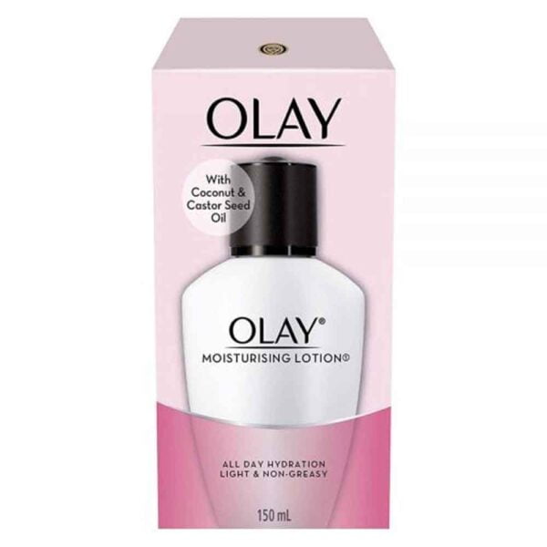 Olay Moisturizing Lotion 150ml All Day Hydration Light and Non Greasy