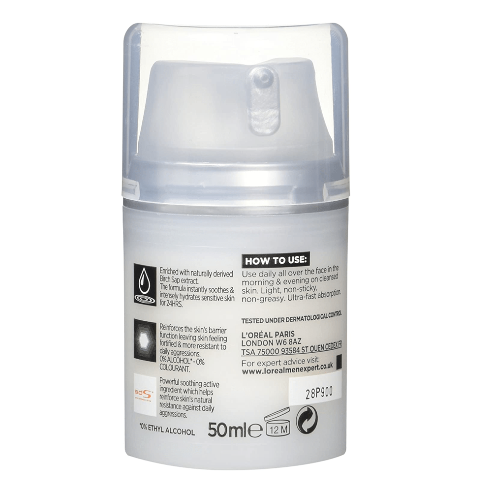 Loreal Face Cream 50ml Men Expert Hydra Sensitive Skin Loreal Face Cream 50ml Men Expert Hydra Sensitive Skin