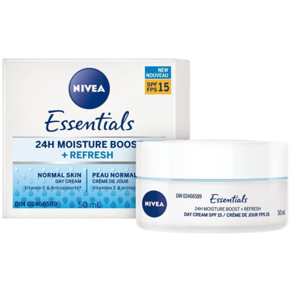 Nivea Day Cream 50ml Essentials Moisture Normal Skin