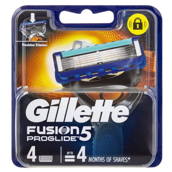 Gillette Fusion 5 Razor 4 Cartridges