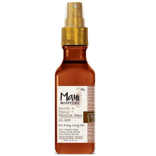 Maui Hair Oil 125ml Smooth and Repair Vanilla Bean