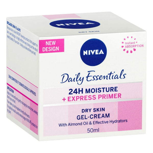 Nivea Primer 50ml Daily Essentials Gel Cream Moisture Express