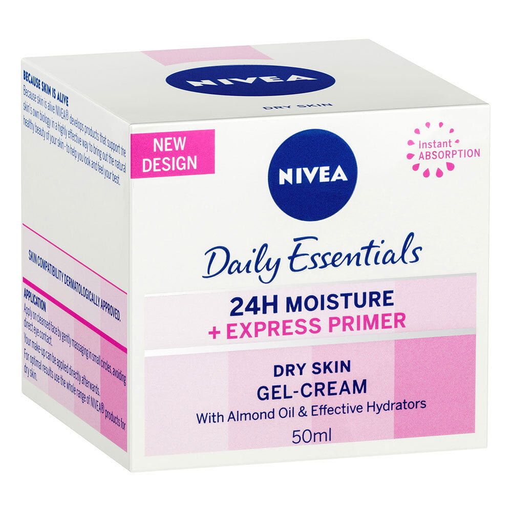 Nivea Primer 50ml Daily Essentials Gel Cream Moisture Express ...