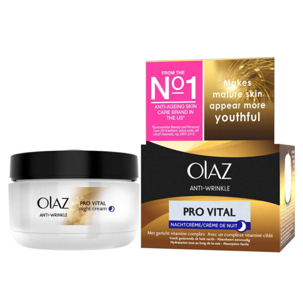 Olaz Night Cream 50ml Anti Wrinkle Pro Vital