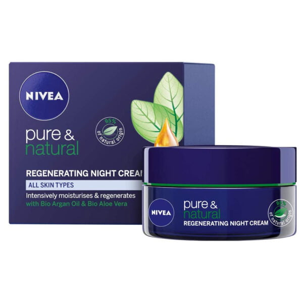 Nivea Night Cream 50ml Pure and Natural Regenerating