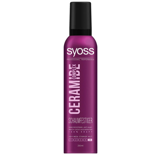 Syoss Hair Mousse 250ml Ceramide Complex Hold5