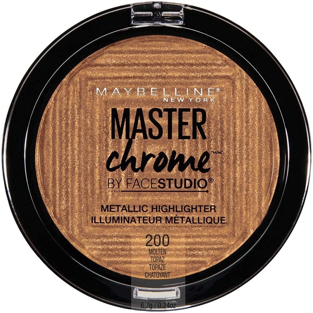 Maybelline Highlighter Master Chrome Face Studio 200 Molten Topaz 1 Maybelline Highlighter Master Chrome Face Studio 200 Molten Topaz
