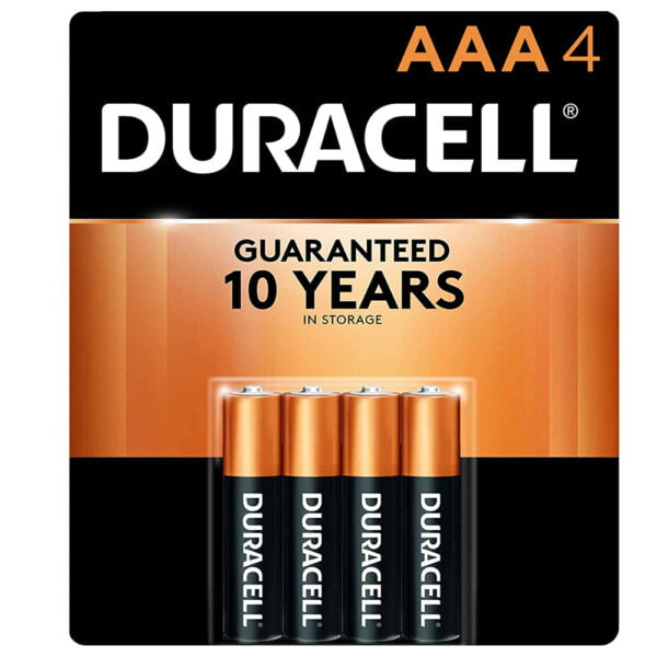 Duracell Coppertop Alkaline Batteries 4pcs