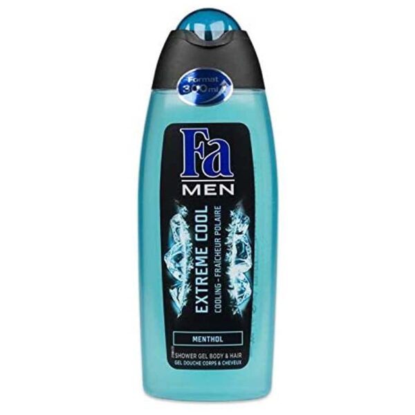 Fa Shower Gel 300ml Extreme Cool Menthol Body and Hair for Men