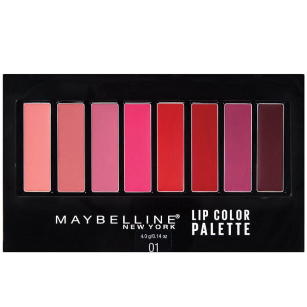Maybelline Lip Color 01 Palette 8 Colour 4g