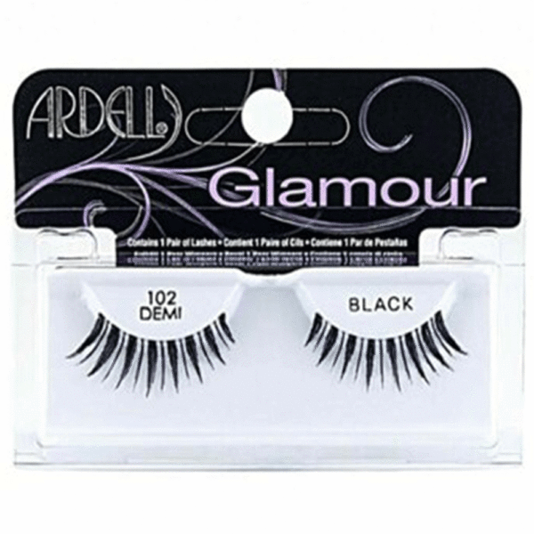 Ardell Eye Lashes Glamour 102 Demi Black