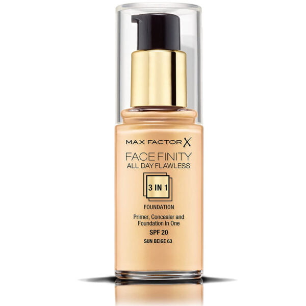 Max Factor Foundation 30ml Facefinity 63 Sun Beige