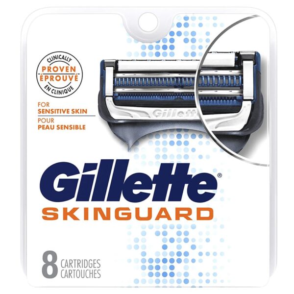 Gillette SkinGuard Mens Razor Blades 8 Refills