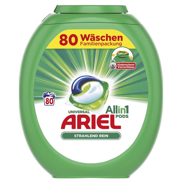 Ariel Clothe Wash All In One 80 Tab