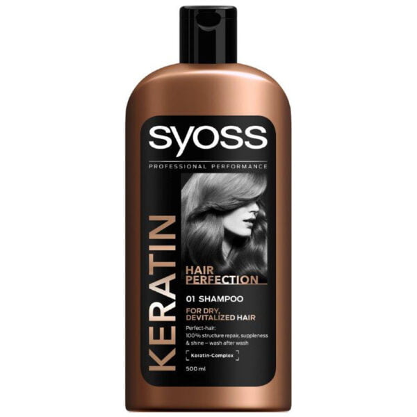 Syoss Shampoo 500ml Keratin Hair Perfection