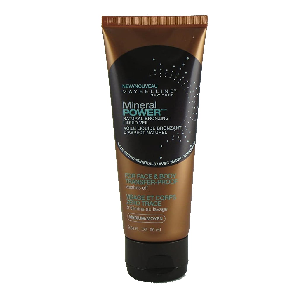 Maybelline Self Tanners 90ml Mineral Power Natural Bronzing Medium 1 Maybelline Self Tanners 90ml Mineral Power Natural Bronzing Medium