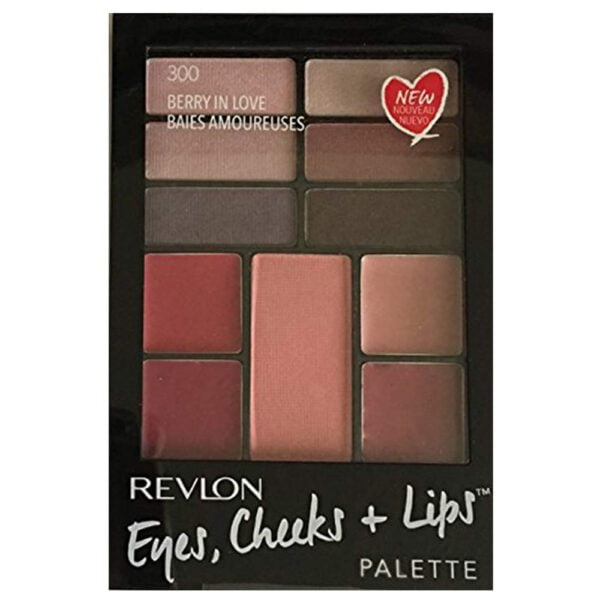 Revlon In Love Eyes Cheeks Lips Palette 300 Berry
