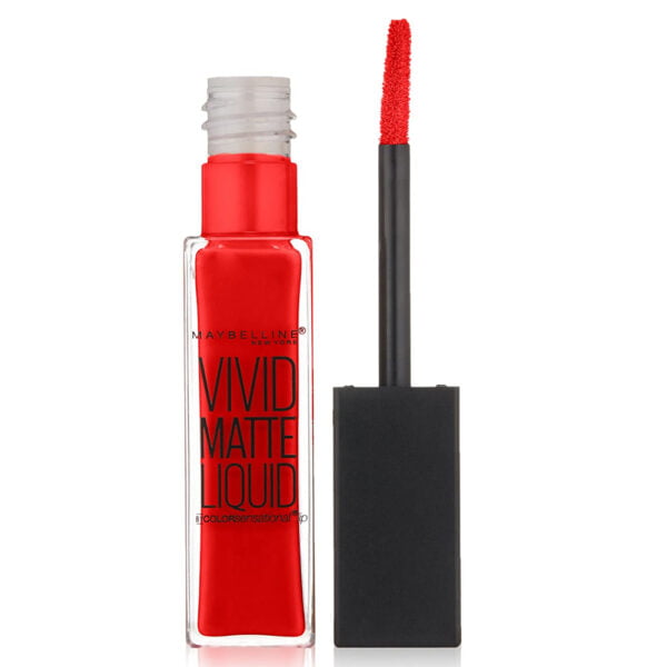 Maybelline Color Sensational Vivid Matte Liquid Lipstick 35 Rebel Red 7.7ml