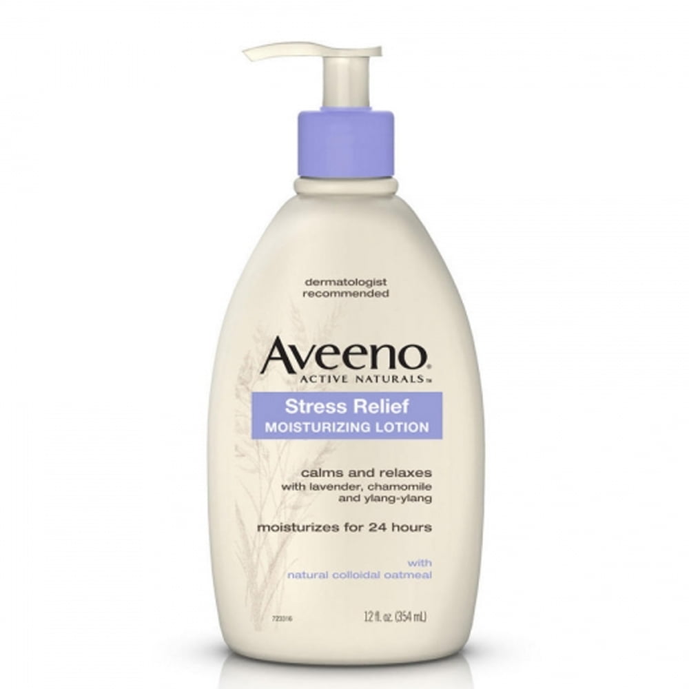 Aveeno Body Lotion 354ml Active Naturals Stress Relief Claming Scent