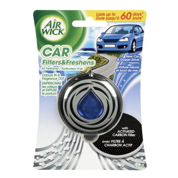 Air Wick Car Air Freshener 3ml New Car and Ocean Drive