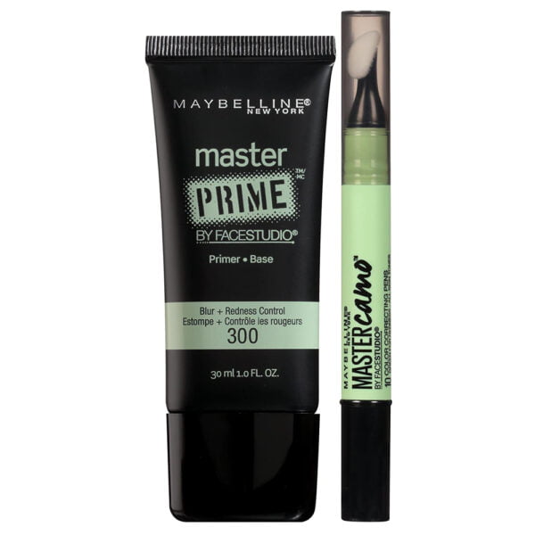 Maybelline Minute Makeup Kit Primer Color Corrector Green Clear Face Base Makeup Kit
