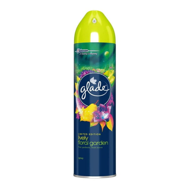 Glade Air Freshener Spray 300ml Lively Floral Garden