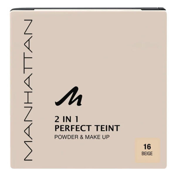 Manhattan Powder 9g 2in1 Perfect Teint 16 Beige