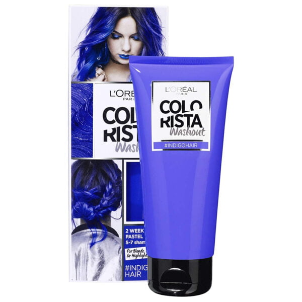 Loreal Hair Color 80ml Colorista Washout Pastel Indigo