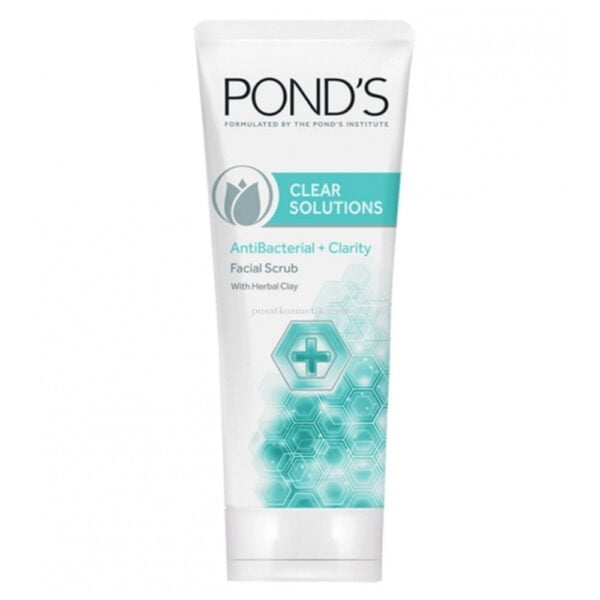 Ponds Facial Scrub 100g Clear Solutions Antibacterial and Clarity and Oil Control