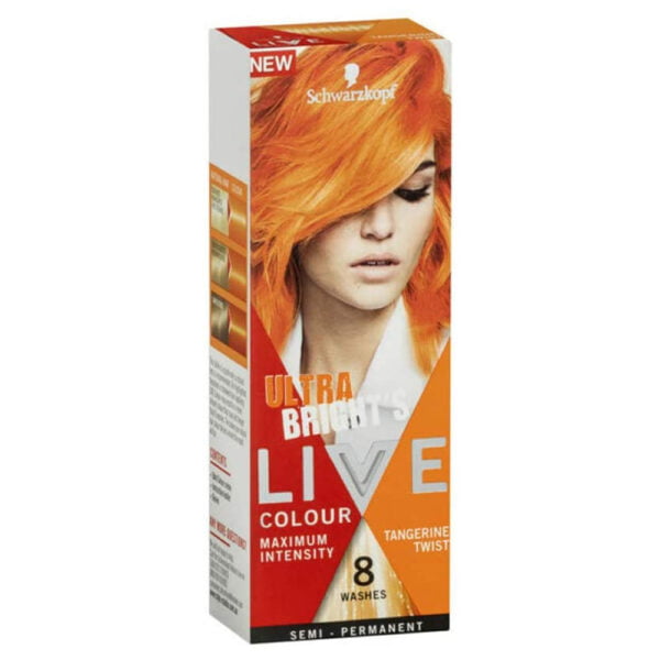Schwarzkopf Hair Color Live Colour Ultra Brights Tangerine Twist Semi Permanent