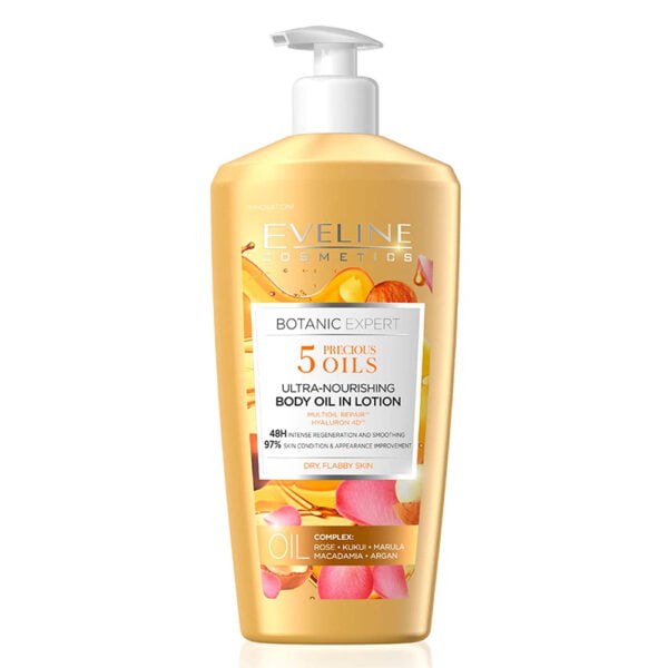 Eveline Body Lotion 350ml Botanic Expert 5 Precious Oil