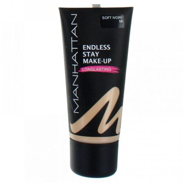 Manhattan Foundation 30ml Endless Stay 58 Soft Ivory