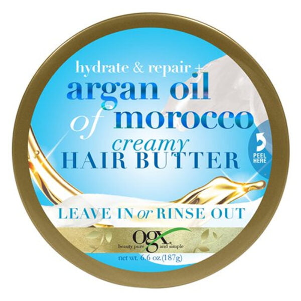 OGX Creamy Hair Butter 187g Hydrate Plus Repair Argan Oil of Morocco
