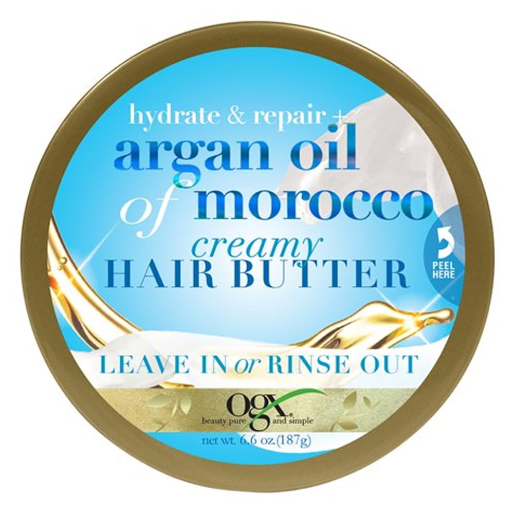 OGX Creamy Hair Butter 187g Hydrate Plus Repair Argan Oil of Morocco 1 OGX Creamy Hair Butter 187g Hydrate Plus Repair Argan Oil of Morocco
