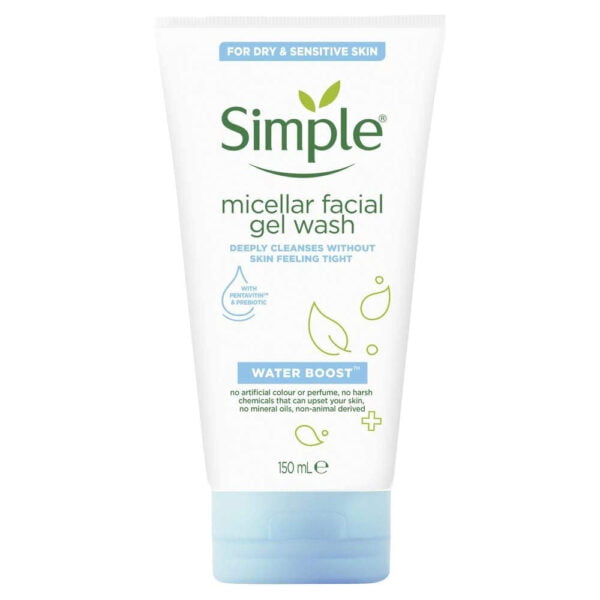 Simple Gel Wash 150ml Micellar Facial Water Boost