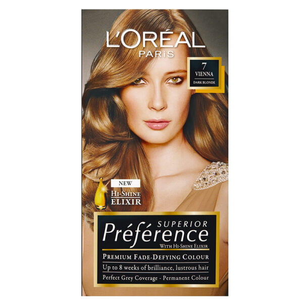 Loreal Hair Color Preference 7 Vienna Dark Blonde
