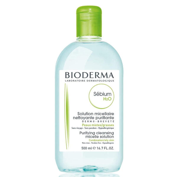 Bioderma Micellar Makeup Remover 500ml Sebium H2O Purifying