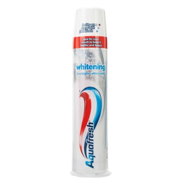 Aquafresh Toothpaste 100ml Whitening Pump