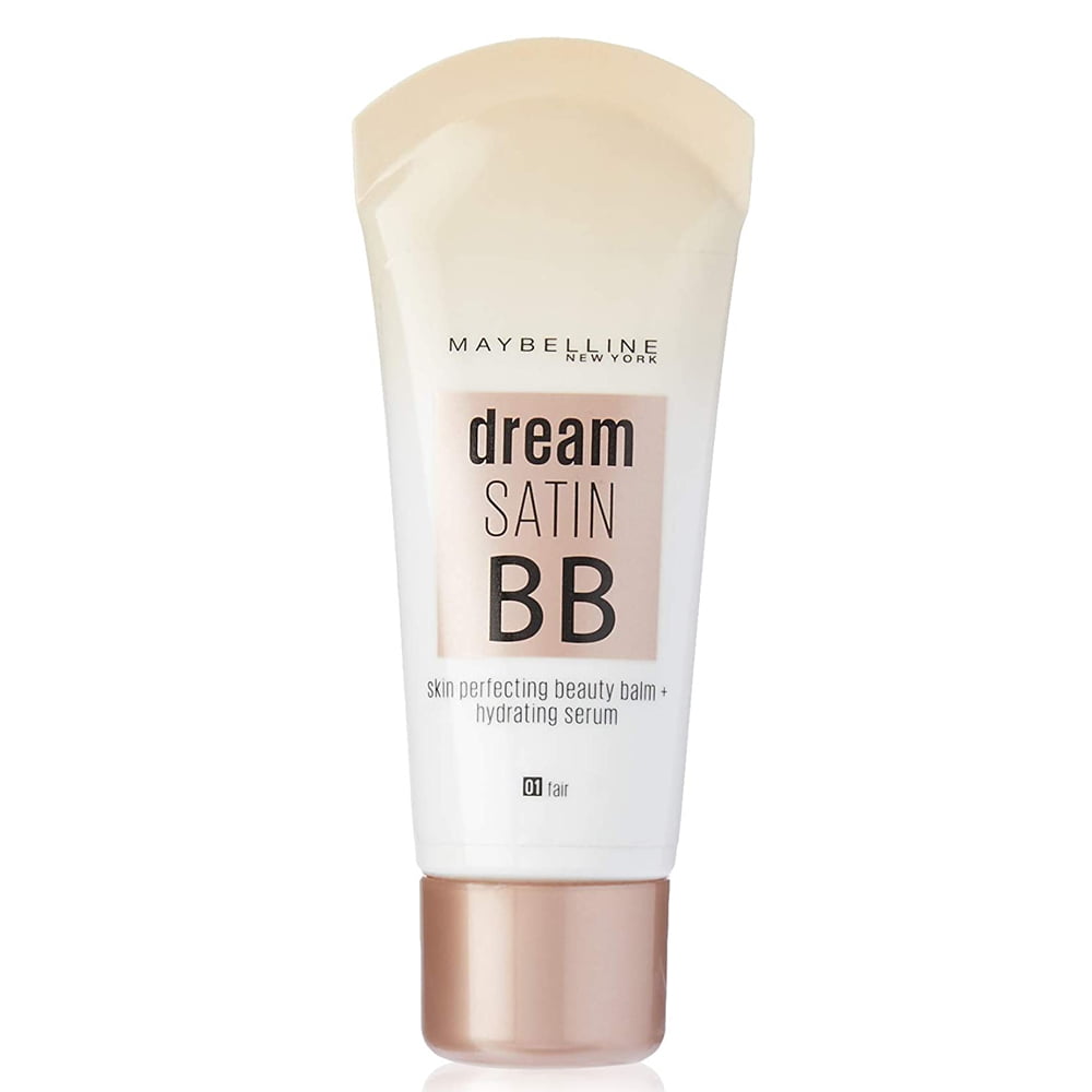 Maybelline Foundation Dream Satin BB Beauty Balm Hydrating Serum 01 Fair 1 Maybelline Foundation Dream Satin BB Beauty Balm Hydrating Serum 01 Fair