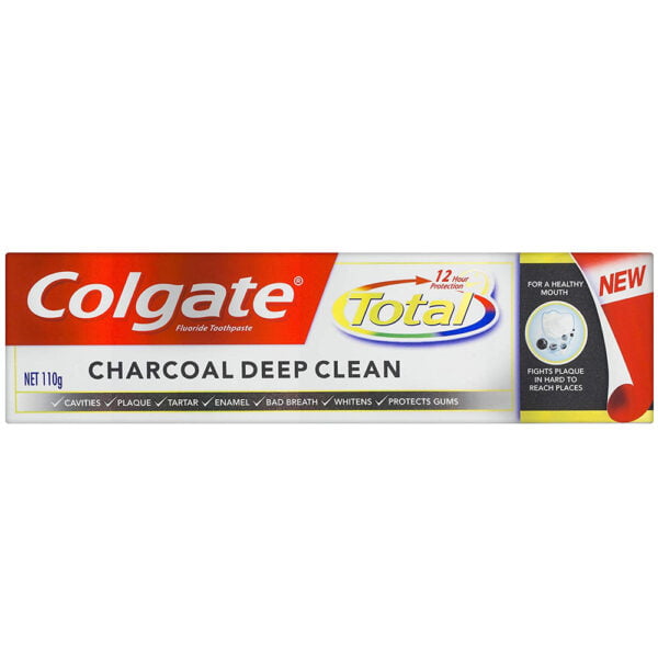 Colgate Toothpaste 110g Total Charcoal Deep Clean